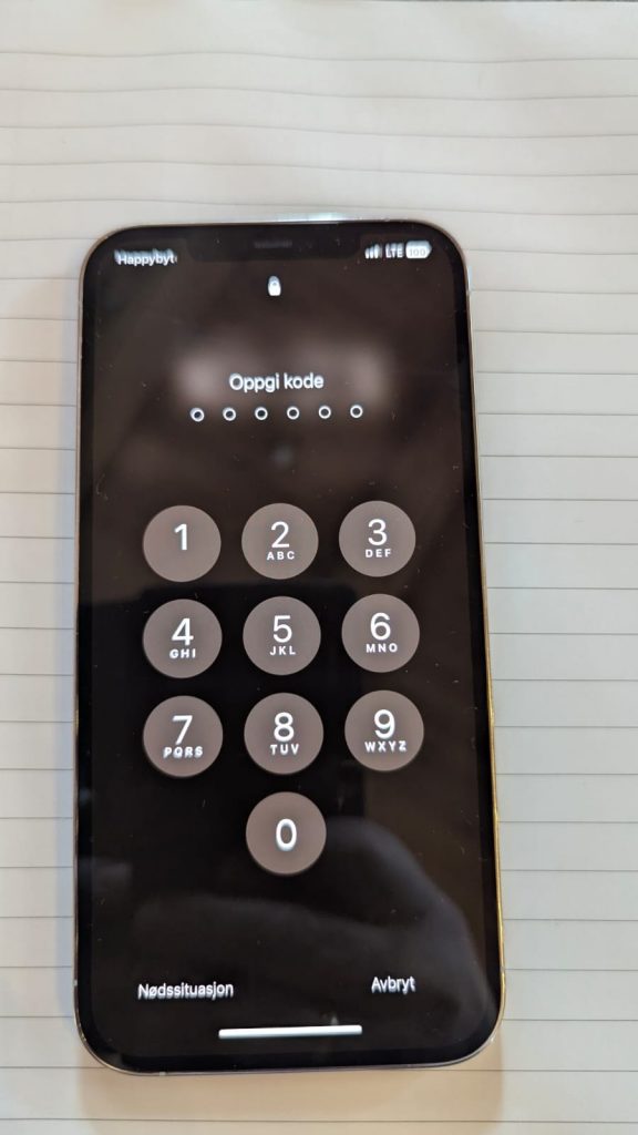 iPhone i AFU-modus etter første opplåsing