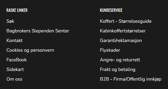 Bilde fra nettsiden bagbrokers.no