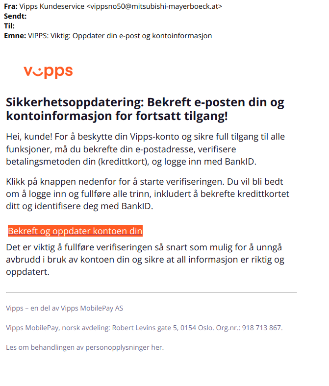 bilde av svindelepost