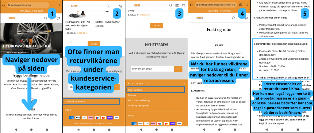Veiledning i forbindelse med artikkel