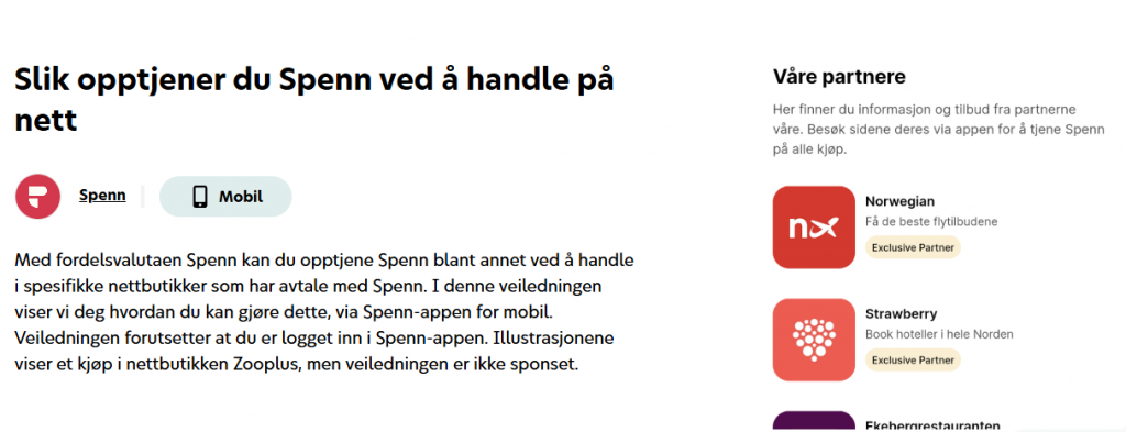 Skjermbilde av veiledning på Kakadu.no.