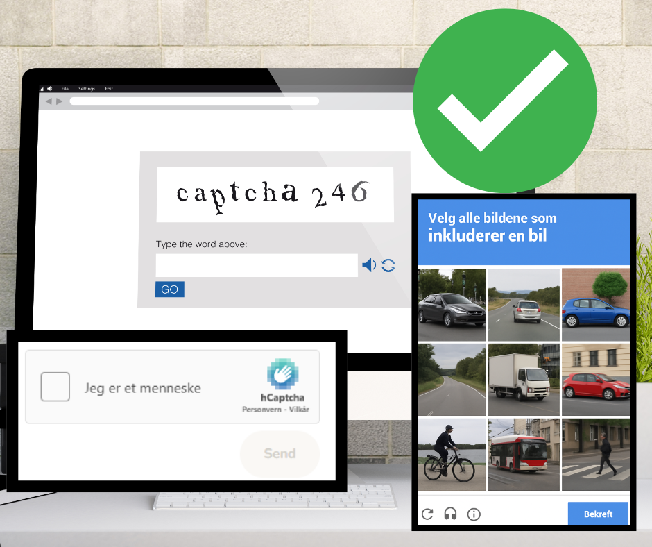 hvordan captcha skal se ut.