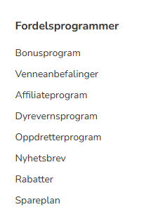 Skjermdump fra Zooplus.no.