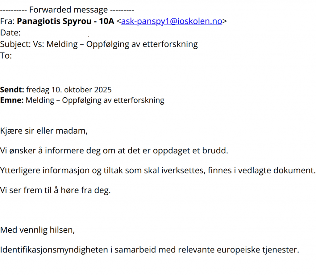 bilde av svindelmail