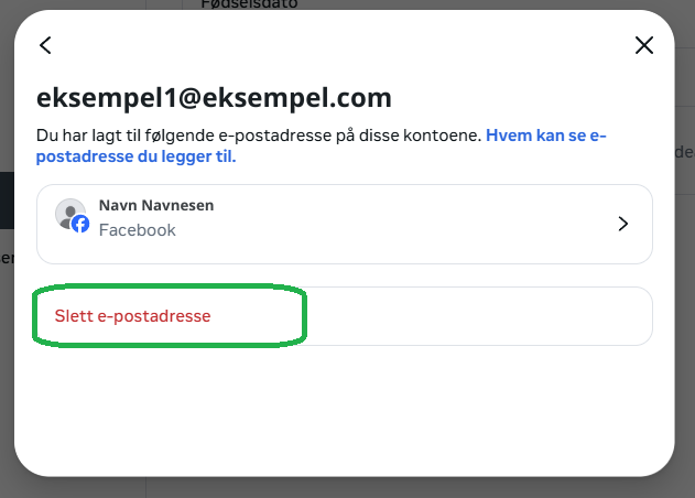 Skjermbilde fra Facebook.