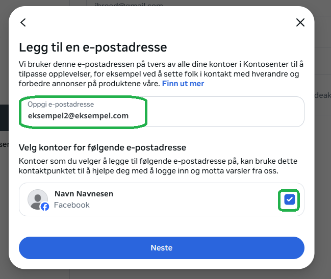 Skjermbilde fra Facebook.