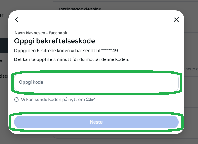 Skjermbilde fra Facebook.