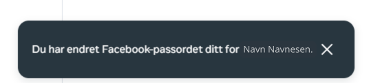 Skjermbilde fra Facebook.