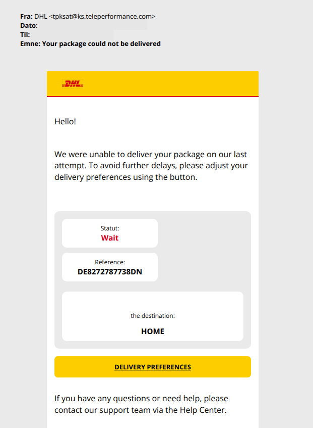 bilde av svindelmail