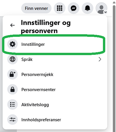Skjermbilde fra Facebook.