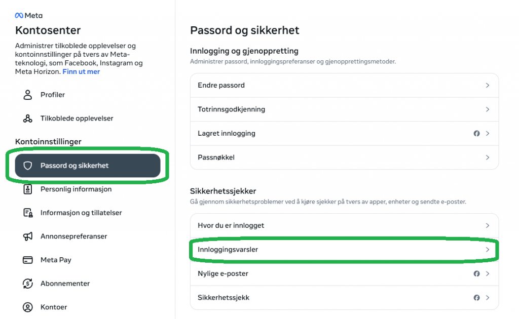Skjermbilde fra Facebook.