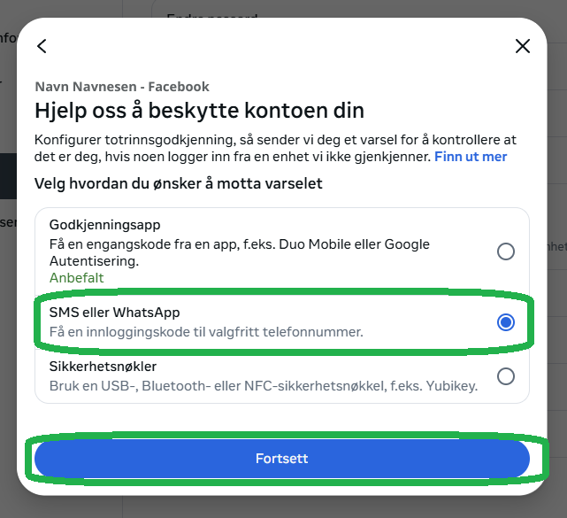 Skjermbilde fra Facebook.