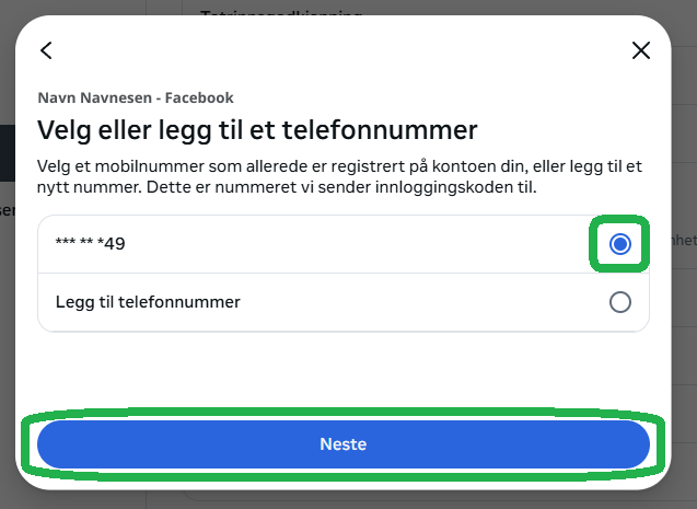 Skjermbilde fra Facebook.