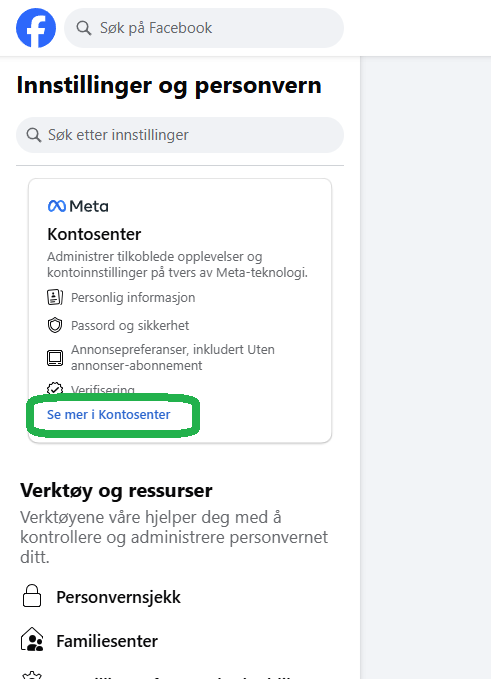 Skjermbilde fra Facebook.