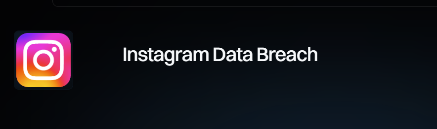 skjermbilde fra https://haveibeenpwned.com/Breach/Instagram