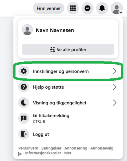Skjermbilde fra Facebook.