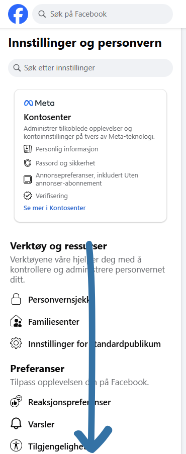 Skjermbilde fra Facebook.