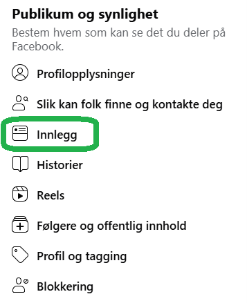Skjermbilde fra Facebook.