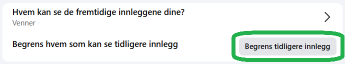 Skjermbilde fra Facebook.
