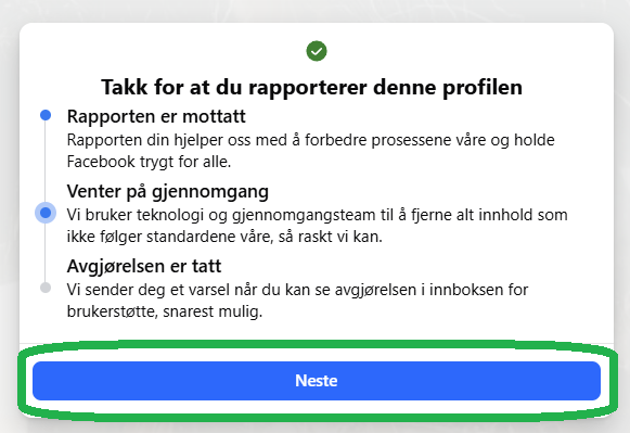 Skjermbilde fra Facebook.
