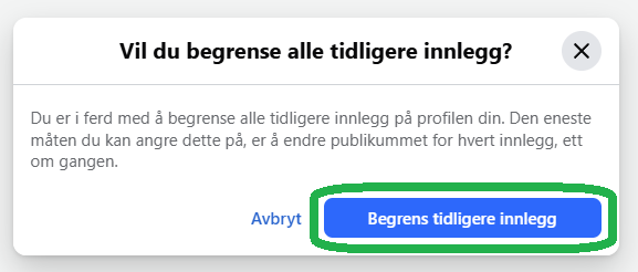 Skjermbilde fra Facebook.