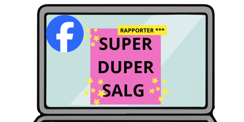 illustrasjonsbilde av svindelforsøk på facebook