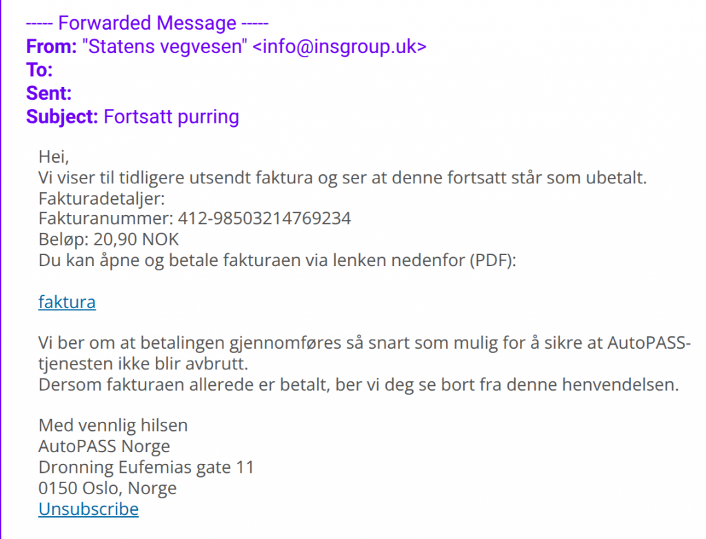 svindelepost