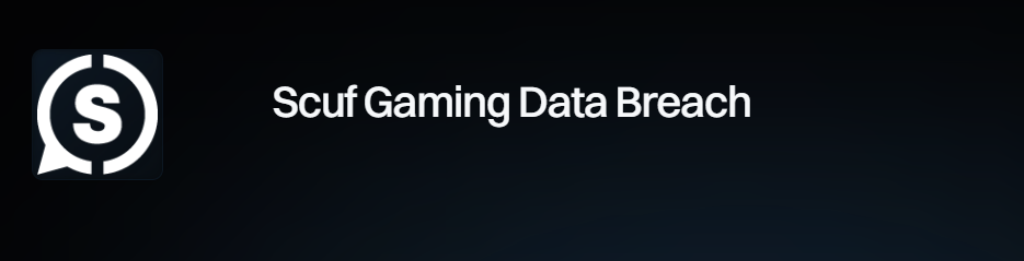 Skjermbilde fra https://haveibeenpwned.com/Breach/ScufGaming