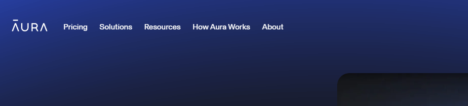 Skjermbilde fra https://www.aura.com/home-v