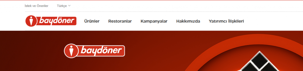 Skjermbilde fra https://www.baydoner.com/