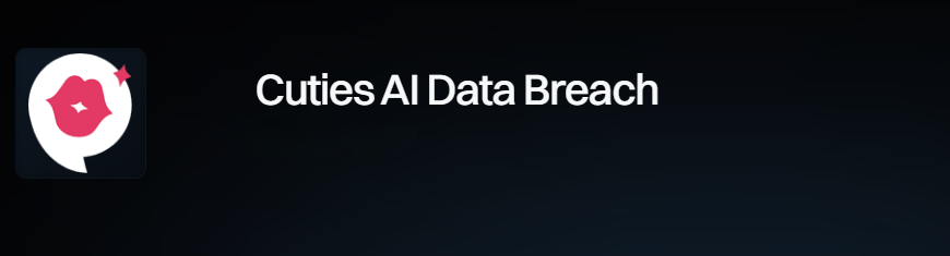 Skjermbilde fra https://haveibeenpwned.com/Breach/CutiesAI