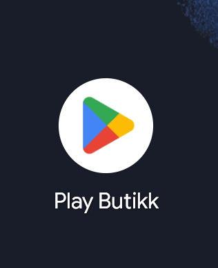 Skjermbilde av play store-logoen