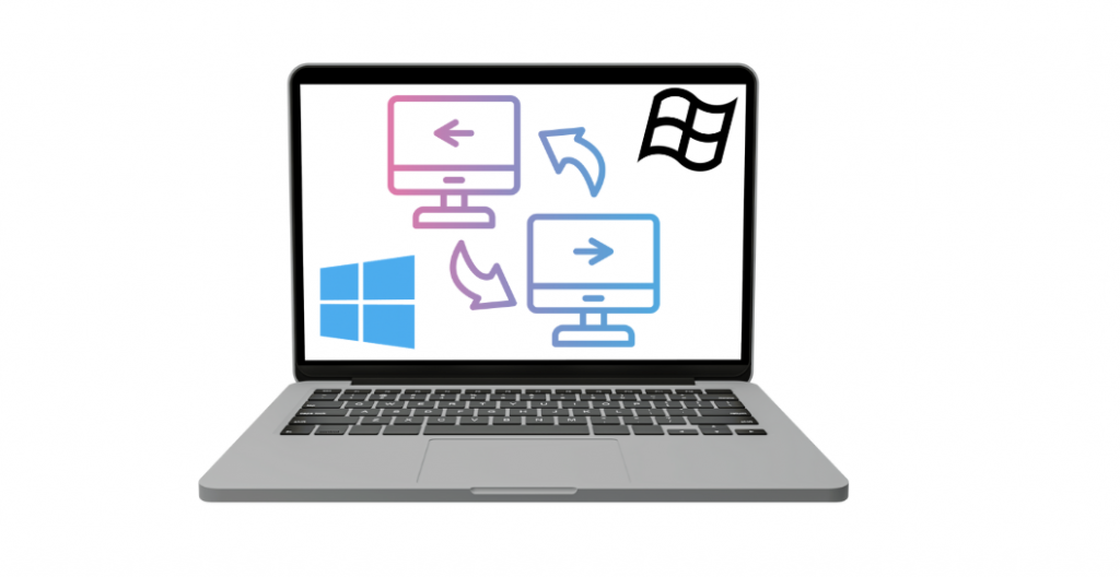 illustrasjon av fjernhjelp på windows