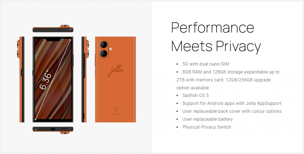 Skjermbilde fra https://commerce.jolla.com/products/jolla-phone-sep-ii-2026