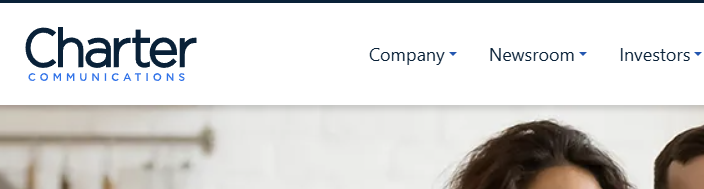 Skjermbilde fra https://corporate.charter.com/