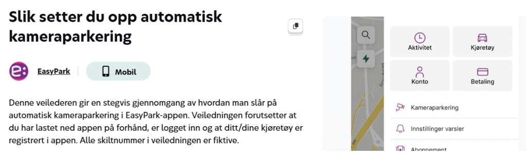forhåndsvisning av veiledning på kakadu