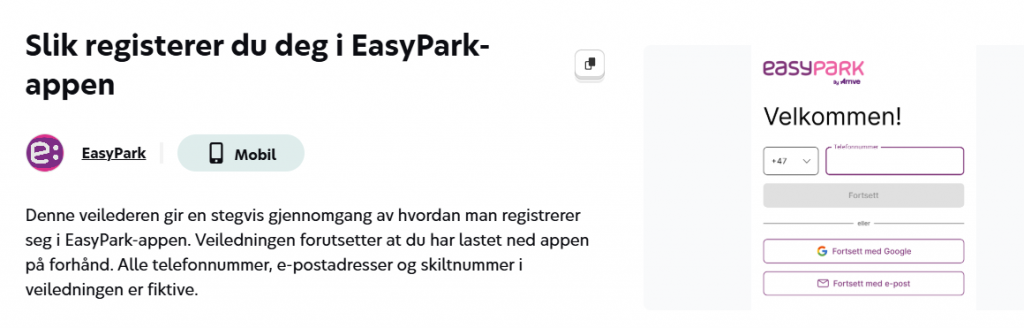 bilde av veiledningen på kakadu.no
