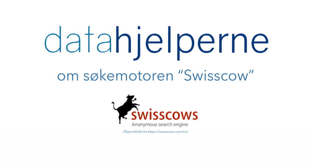 BIlde som viser at artikkelen handler om søkemotoren Swisscow