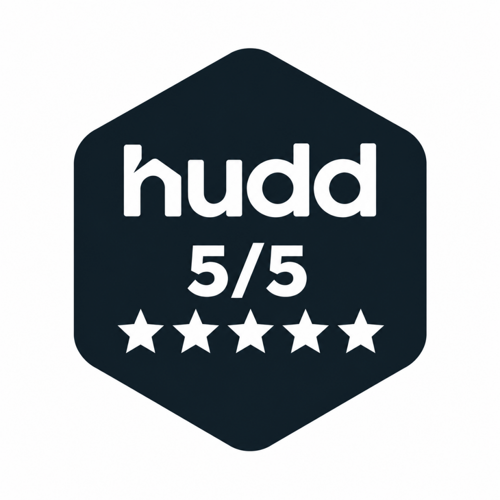 5/5 på Hudd
