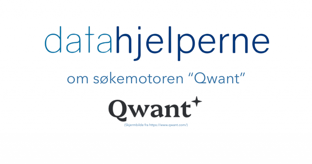 bildet viser at artikkelen handler om Qwant