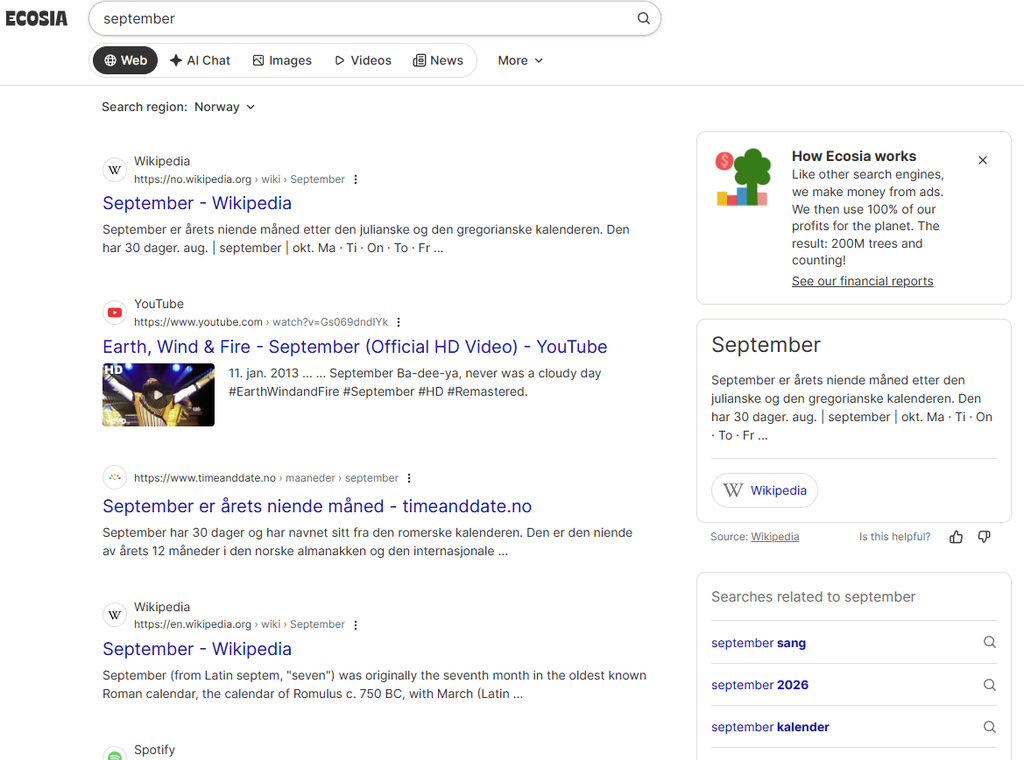 Skjermbilde fra https://www.ecosia.org/search?q=september